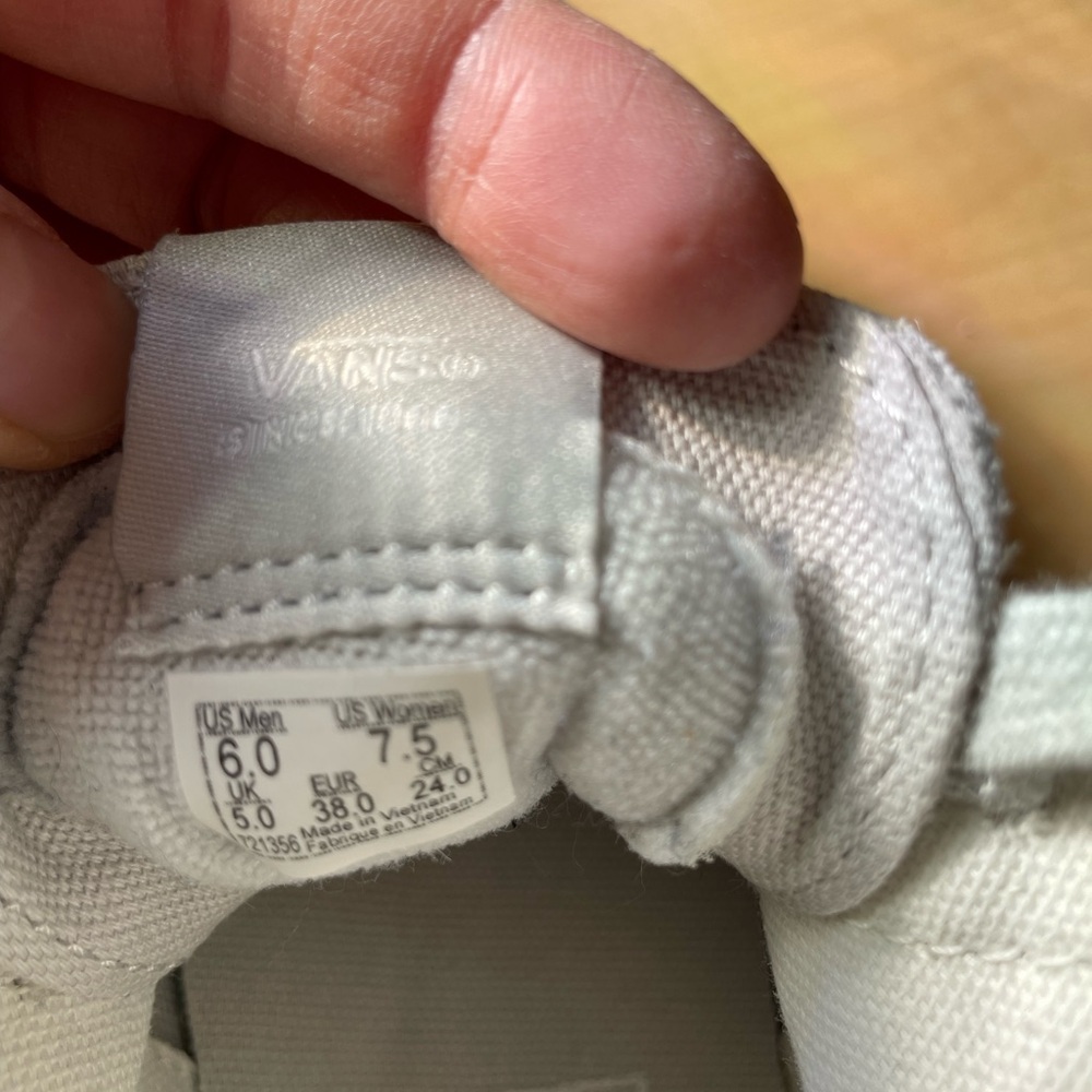 Vans White Platform Sneakers - Picture 5 of 5